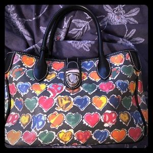 DOONEY & BOURKE - Multicolor Satchel with Hearts
